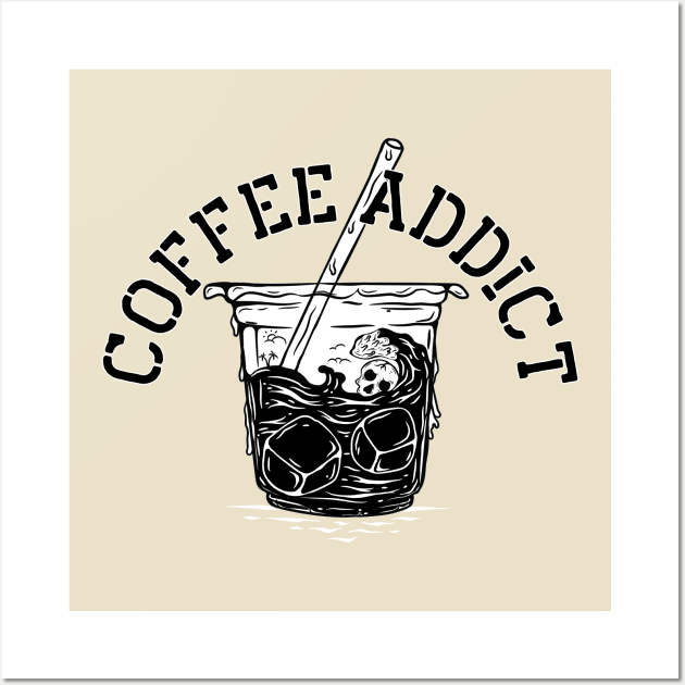 Coffee addict Wall Art by Surururr